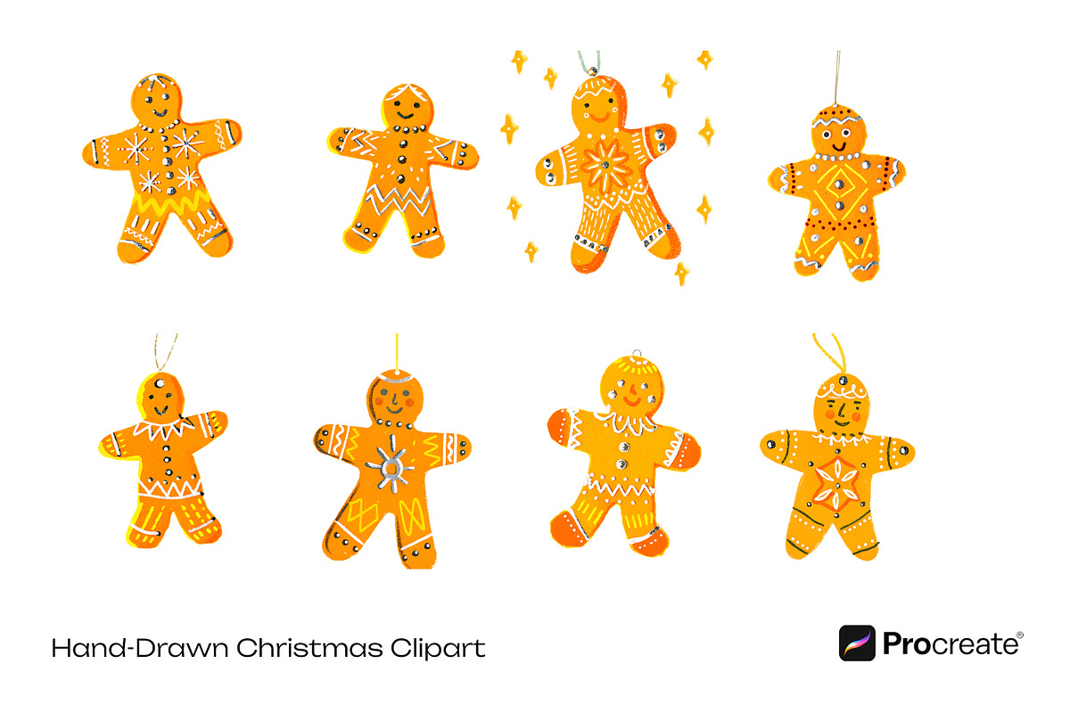 Watercolor Clipart - Christmas Joy, a Decorative Illustration by crafty (Photo 5 of 15)