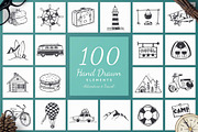 500 Hand Drawn Elements -Bundle-, an Animal Illustration by Michael Rayback Design (Thumbnail 5 of 5)