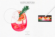 Festive Sketches & Color Palettes, a Palette Add-On by Liquid Amethyst Art (Thumbnail 4 of 11)