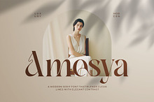 Amesya || Modern Minimalist Serif