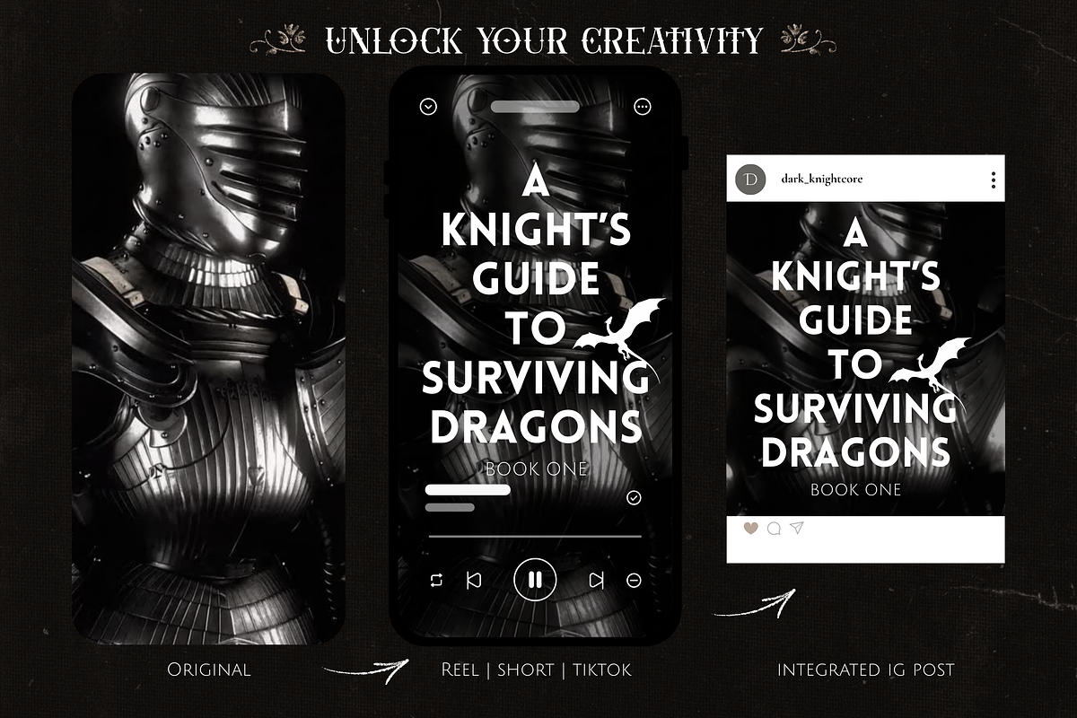 Dark Knightcore Video Bundle, a Social Media Template by The Flossy Finch (Photo 19 of 20)
