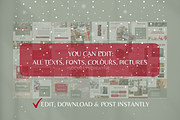 Christmas Instagram Templates, a Social Media Template by SociallyyCreative (Thumbnail 4 of 10)
