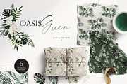 OASIS green - Wedding clipart, an Illustration by Beigetime (Thumbnail 7 of 11)