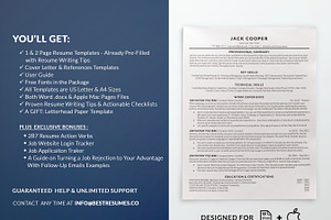 Simple Resume Template Ats Friendly