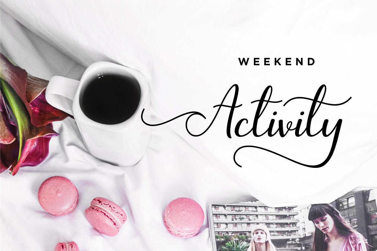 Bluebell - Calligraphy Font preview 5
