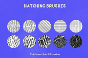 Procreate Manga Megapack Free Update, a Brush Add-On by Vectorheroes (Thumbnail 4 of 6)