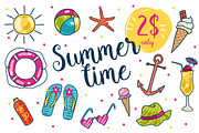 vector summer time icons, an Icon by martynmarin (Thumbnail 2 of 2)