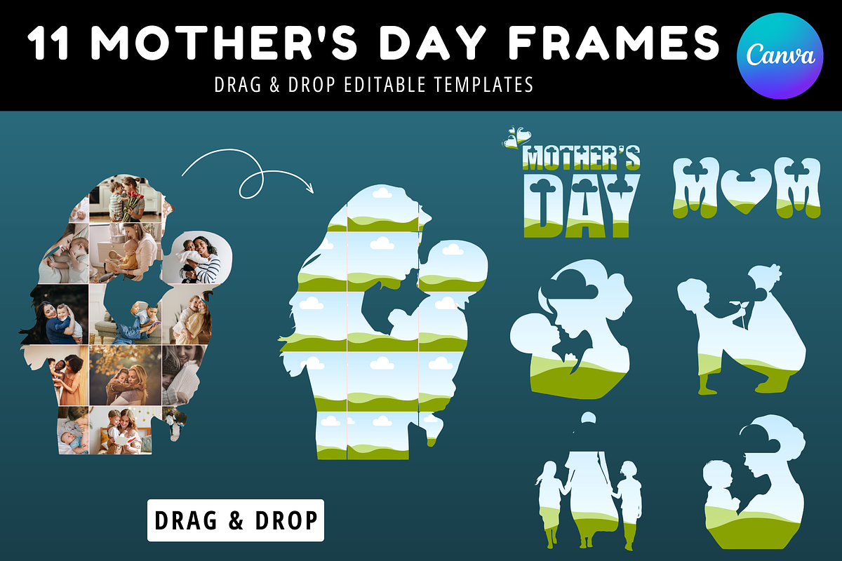 Mothers Day Photo Frame Canva, a Poster Template by Snapybiz (Photo 1 of 12)