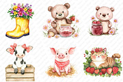 Watercolor Nursery Kids Clipart, an Illustration by Watercolor design (Thumbnail 4 of 12)
