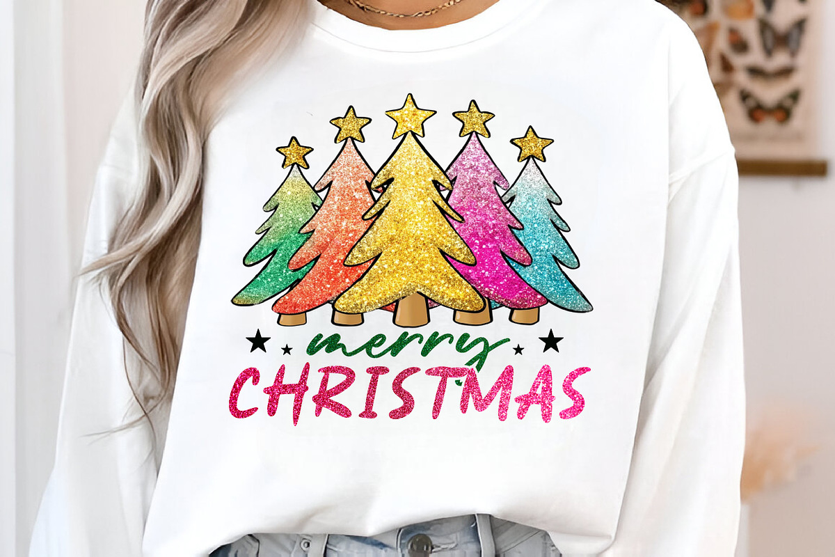 Merry Christmas PNG Sublimation, an Illustration by Libby Wishes (Photo 5 of 6)