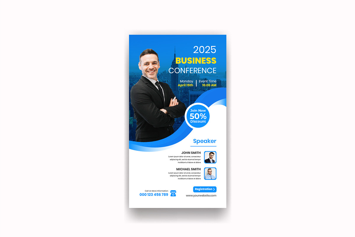 Business Conference Instagram Story, a Marketing Template by Mk_Studio (Photo 5 of 5)