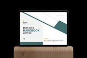 Employee Handbook Template Landscape, a Brochure Template by NorthPeak (Thumbnail 2 of 11)