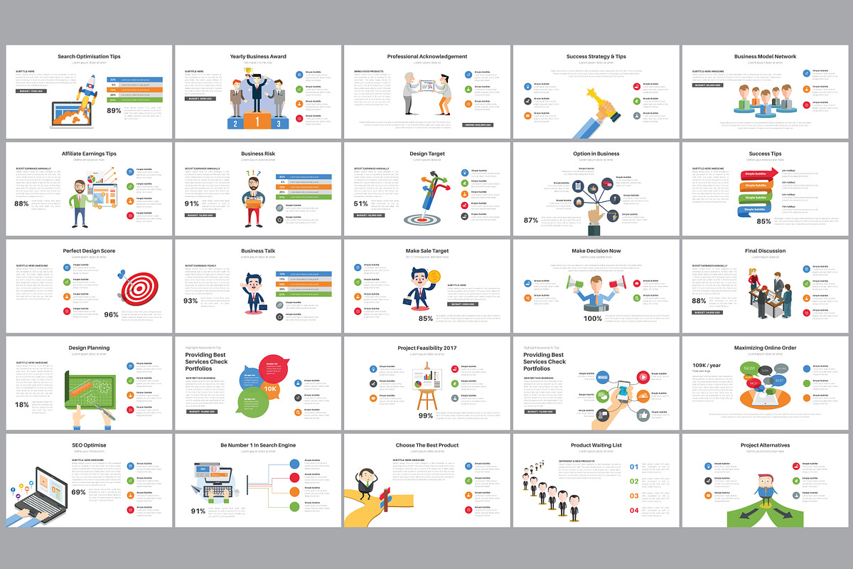 Business Power Point Template, a Presentation Template by GreenDesign (Photo 3 of 5)
