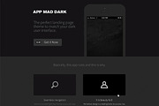 App Mad Dark Product PSD, an App Template by ANDYPATH SHOP (Thumbnail 1 of 3)