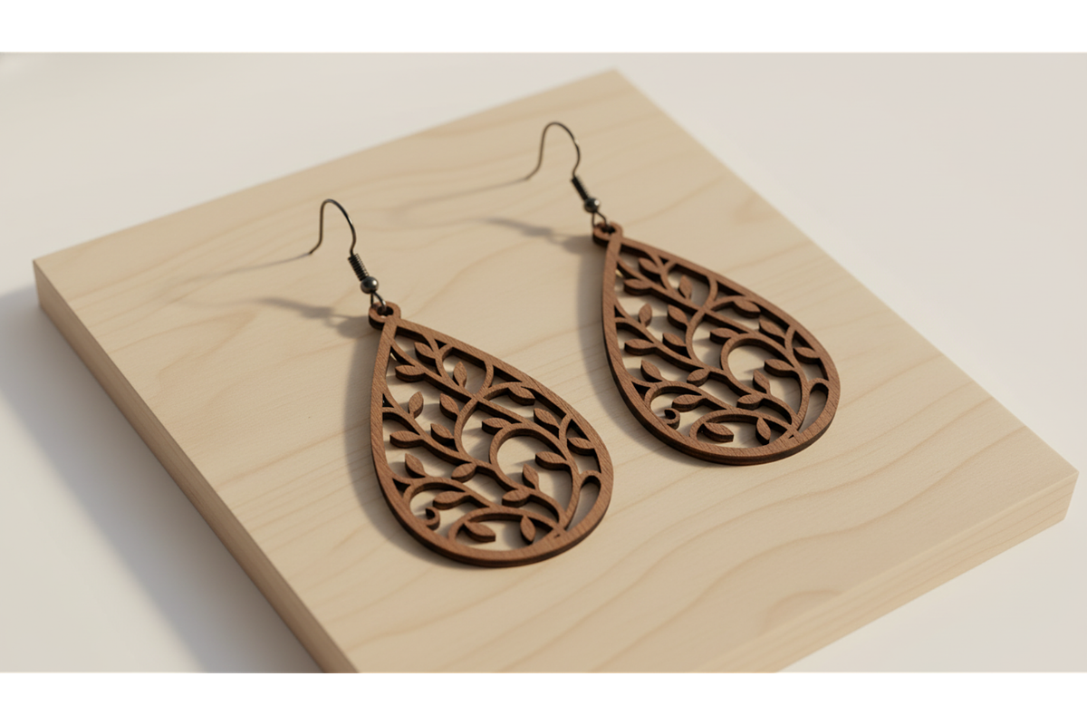 Petal Earring Laser Set, a Graphic by musafir_fashion (Photo 2 of 11)