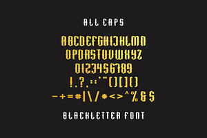 Wizared Blackletter Font