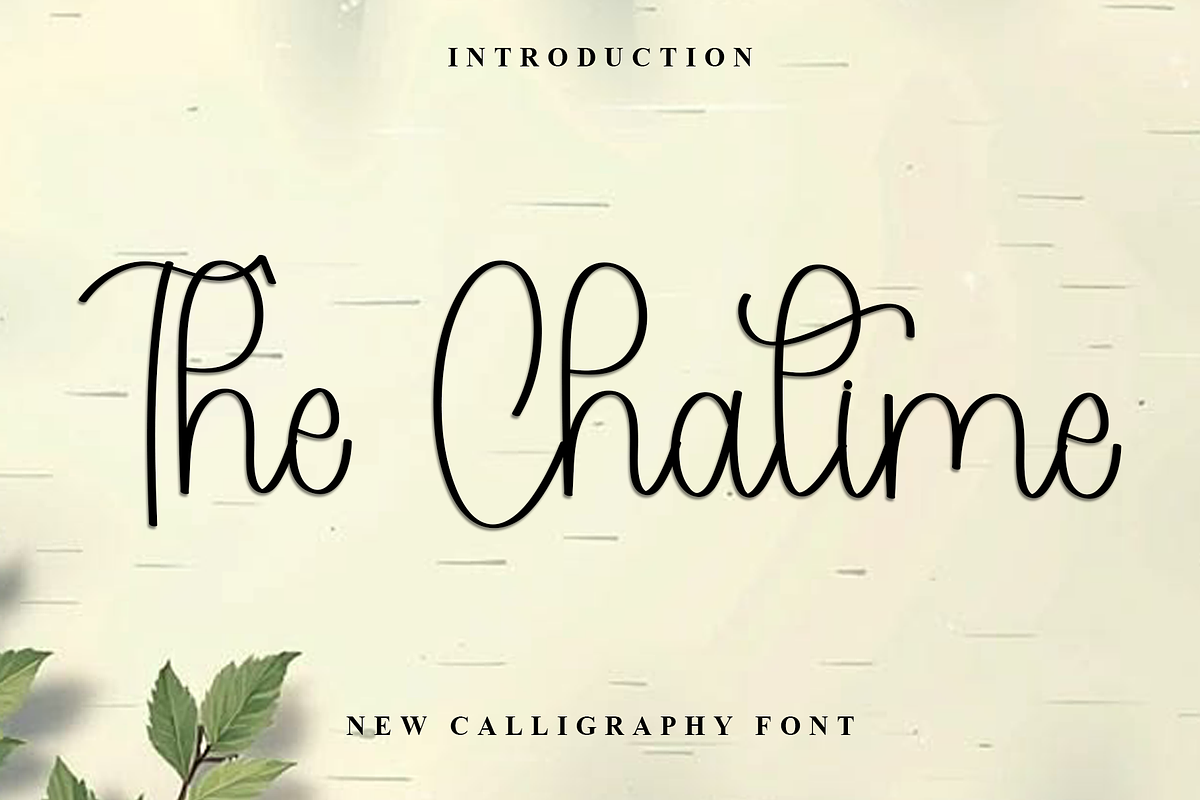 The Chatime, a Handwritten Font by FreshTypeINK (Photo 1 of 8)