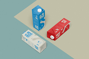 Milk Carton Mockups