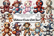 Halloween Voodoo Doll Clipart, an Illustration by DreamPrint404 (Thumbnail 1 of 6)
