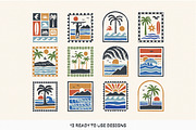 Coastal Escape Graphic Collection, an Object Graphic by cd-design.co (Thumbnail 2 of 8)