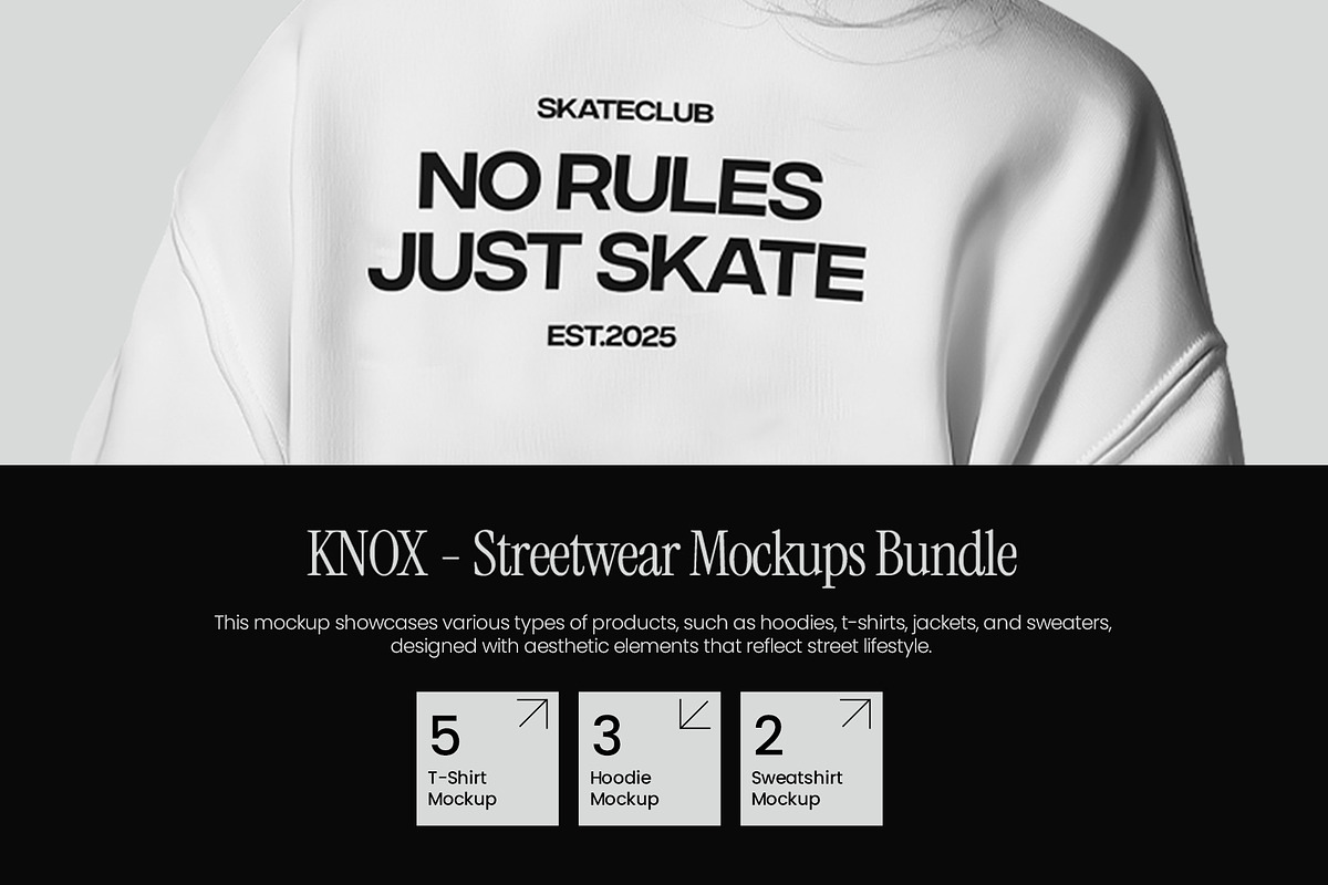 Knox Streetwear Apparel Mockup