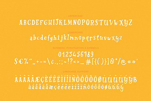 Orange Juice Playful Font