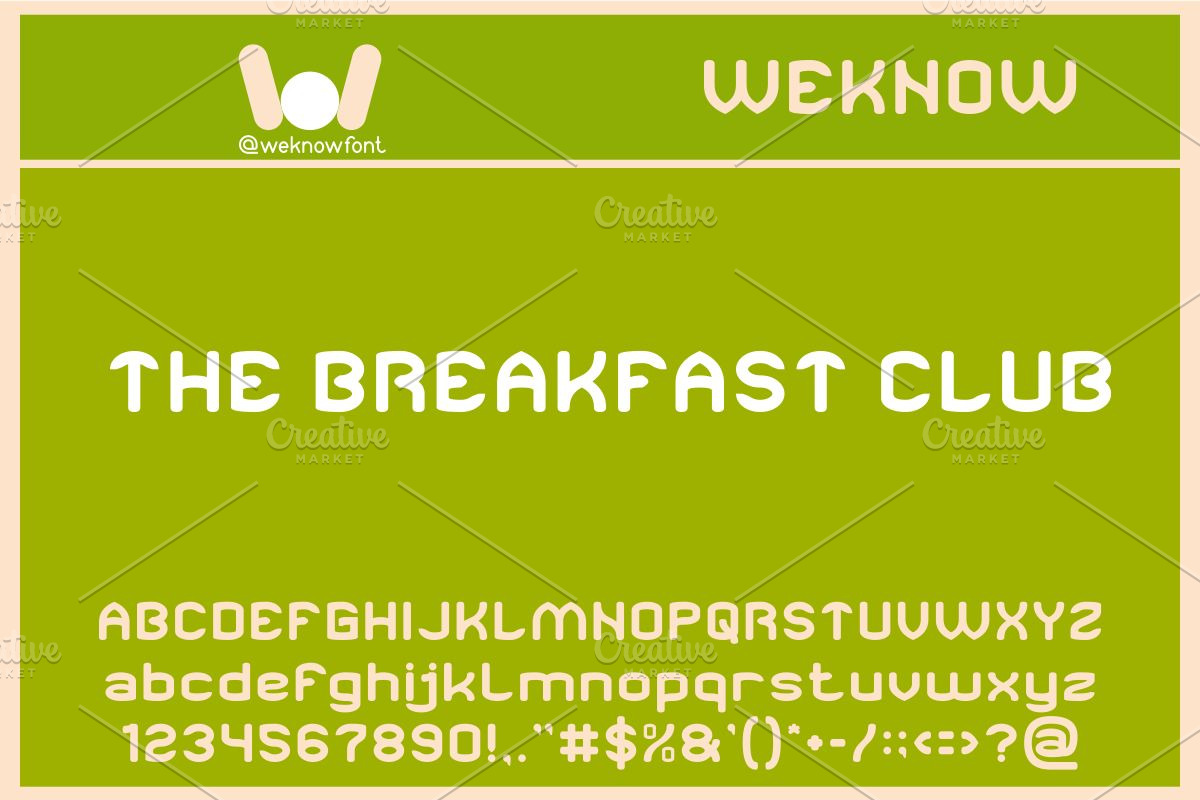 Microphone Check font, a Sans Serif Font by weknow (Photo 3 of 8)
