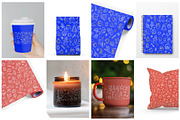 Festive Christmas Seamless Pattern, a Pattern Graphic by VasilkovS (Thumbnail 7 of 7)