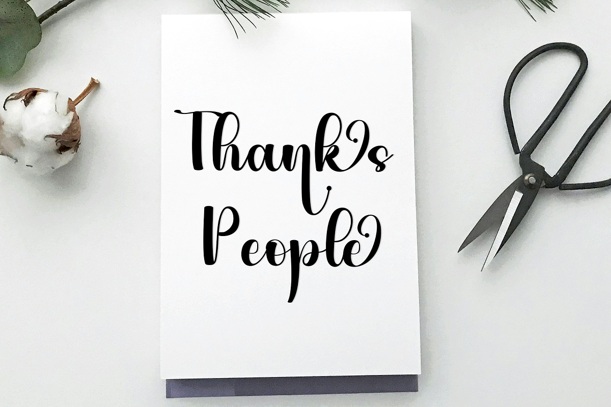 Thick Line, a Handwritten Font by FreshTypeINK (Photo 7 of 8)