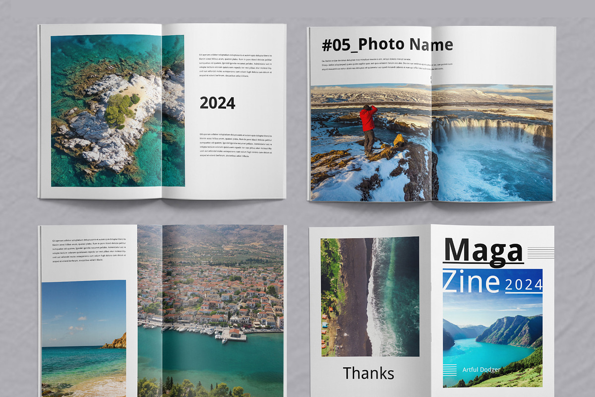 Magazine Template Layout, a Magazine Template by ContestDesign (Photo 4 of 4)