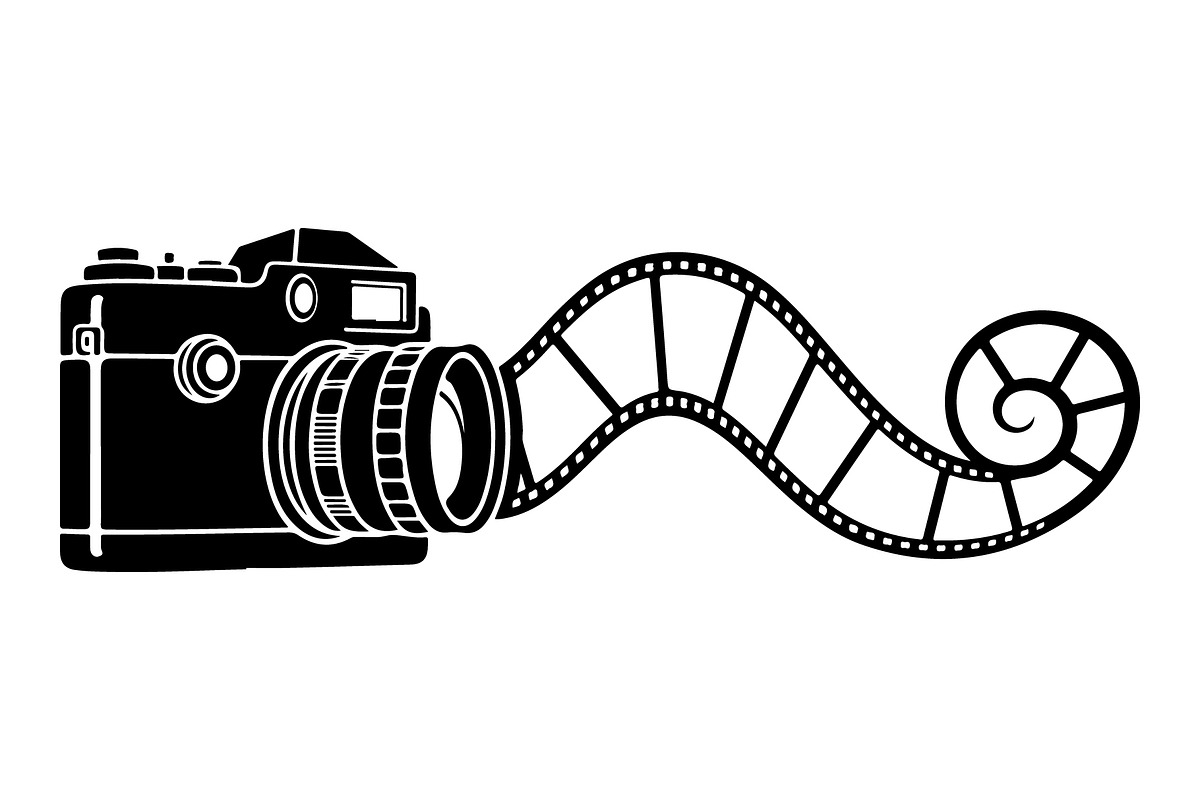 Vintage Camera Film Silhouette, an Object Illustration by yasushie (Photo 17 of 31)