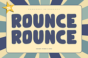 Rounce - Round Font, a Sans Serif Font by Iqsiart Studio (Thumbnail 1 of 6)