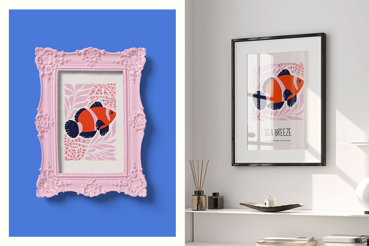 Modern Ocean | Wall Art Creatot, an Object Graphic by Leleka.Store (Photo 14 of 20)