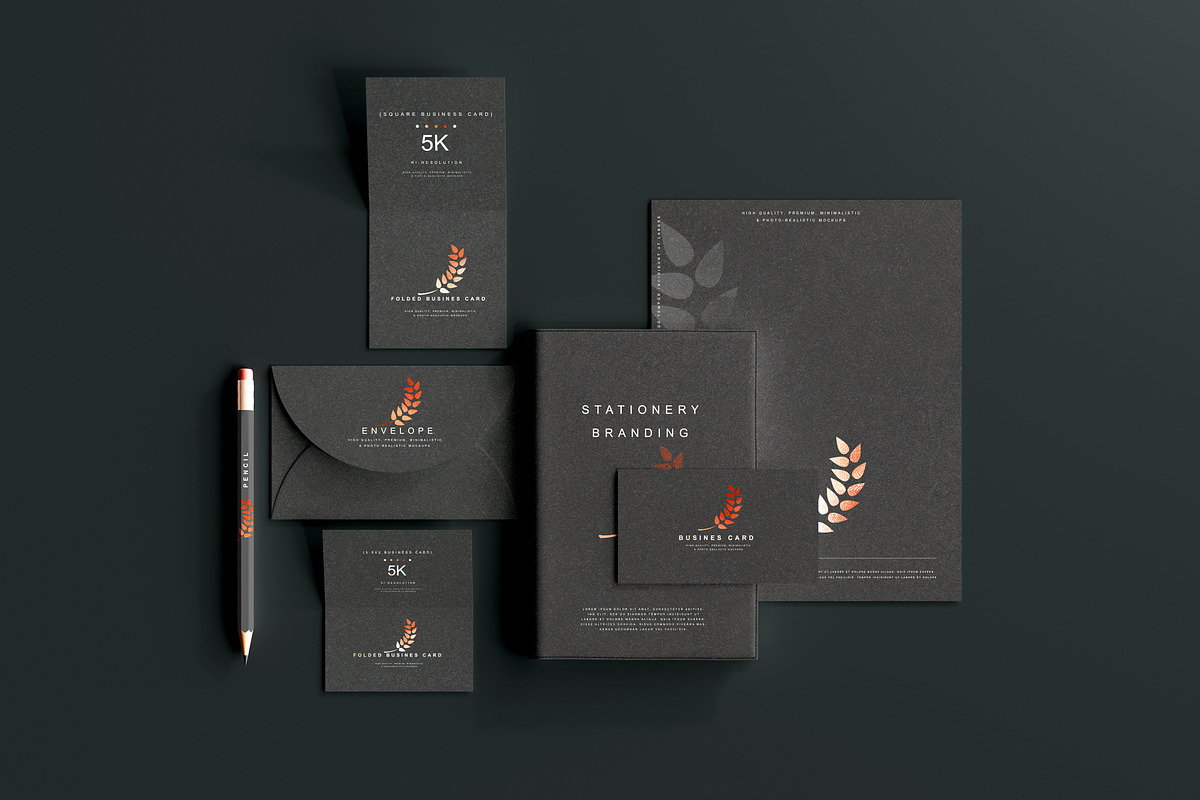 Stationery Branding Mockup Scenes, a Product Mockup by pmvch (Photo 16 of 19)