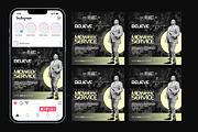 Midweek Prayer Service Church Flyer, a Social Media Template by church flyer templates (Thumbnail 6 of 9)