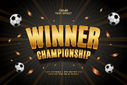 Text Effect Winner Championship, a Layer Style Add-On by Navy Graphic (Thumbnail 1 of 2)