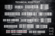 Industrial Barcode Kit, an Object Graphic by Le.nart (Thumbnail 4 of 5)