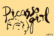 HENRI & PABLO paintbrush font, a Handwritten Font by ana & yvy (Thumbnail 4 of 15)