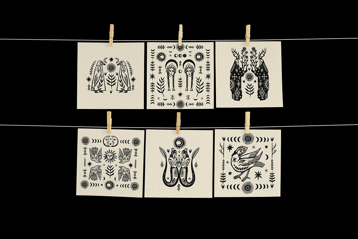Vintage Folktales Bundle, an Object Graphic by Annie Konst (Photo 4 of 18)