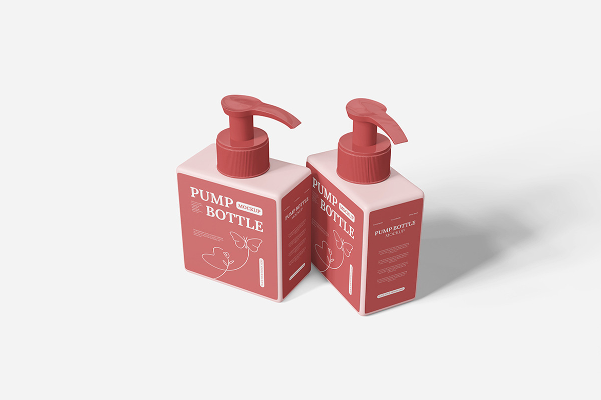 Pump Bottle Mockup, a Product Mockup by Indah (Photo 4 of 6)