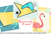 Kitschy 1950's Shapes +Bonus Brushes, an Illustration by Studio Kitsch (Thumbnail 4 of 4)