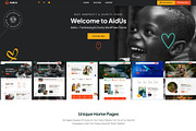 AidUs - Charity WordPress Theme, a WordPress Template by NaimaAnjum (Thumbnail 2 of 5)