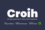 Croih - Simple Geometric Sans Serif, a Sans Serif Font by Ridha-38.lineart (Thumbnail 1 of 9)