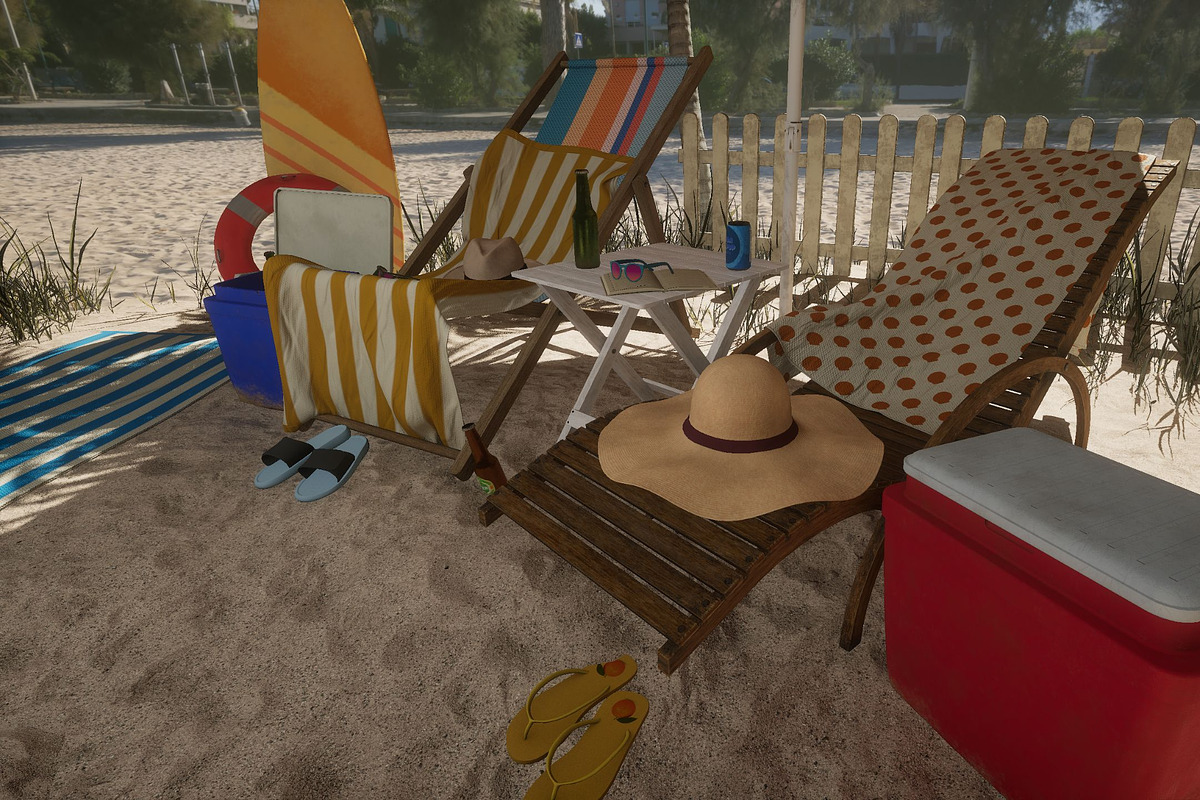 A Picnic at the Beach, an Object 3D Model by FuturePastCreatives (Photo 2 of 8)