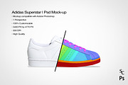Adidas Superstar | PSD Mockup, a Product Mockup by sophiesconcepts (Thumbnail 1 of 2)
