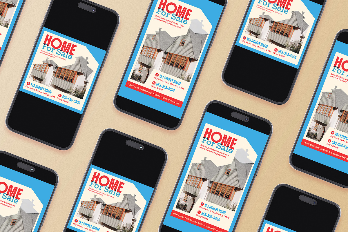 Modern Home for Sale Flyer Set, a Flyer Template by Aiyari Graphic (Photo 2 of 3)