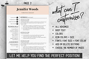 Feminine Resume Template / Woods, a Resume Template by LevelUpResume (Thumbnail 4 of 5)