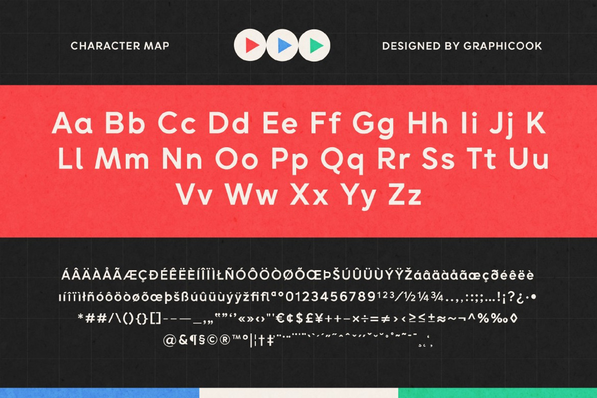 Retrotrics, a Sans Serif Font by graphicook (Photo 3 of 10)