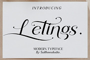 Letings, a Serif Font by Sulthan Studio (Thumbnail 1 of 8)