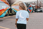 Women's Bella Canvas 3001 Back, a Shirt Mockup by Moonlit Mocks (Thumbnail 5 of 6)